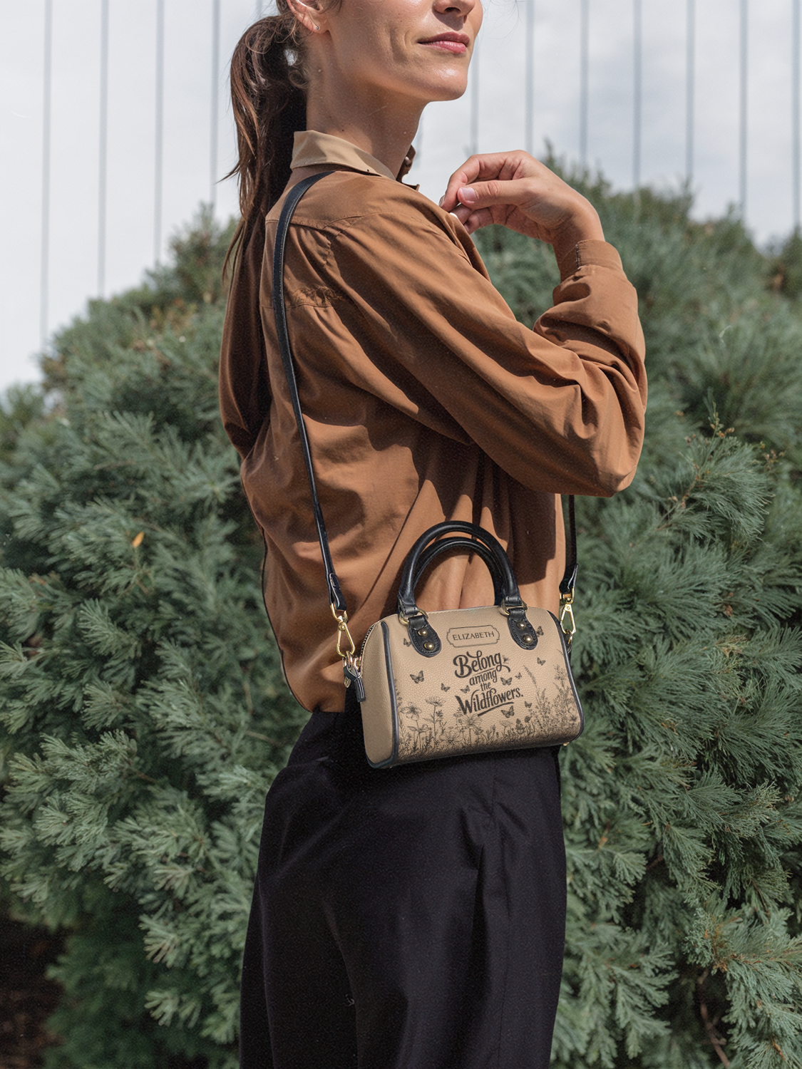 Belong Among The Wildflowers Butterfly ANRZ02014317DL Mini Satchel