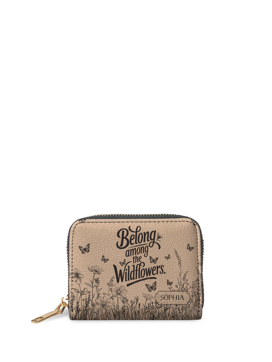 Belong Among The Wildflowers Butterfly HTRZ02013119VH Mini Wallet