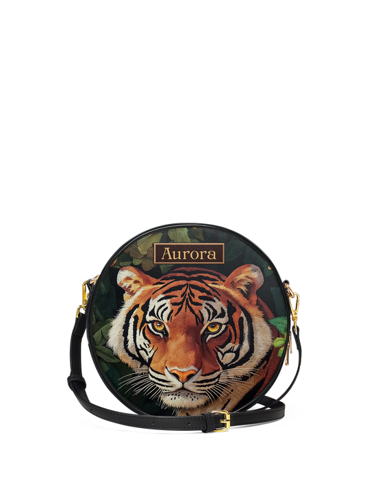 Bengal Tiger Jungle HHRZ02019417UT Circle Crossbody Bag