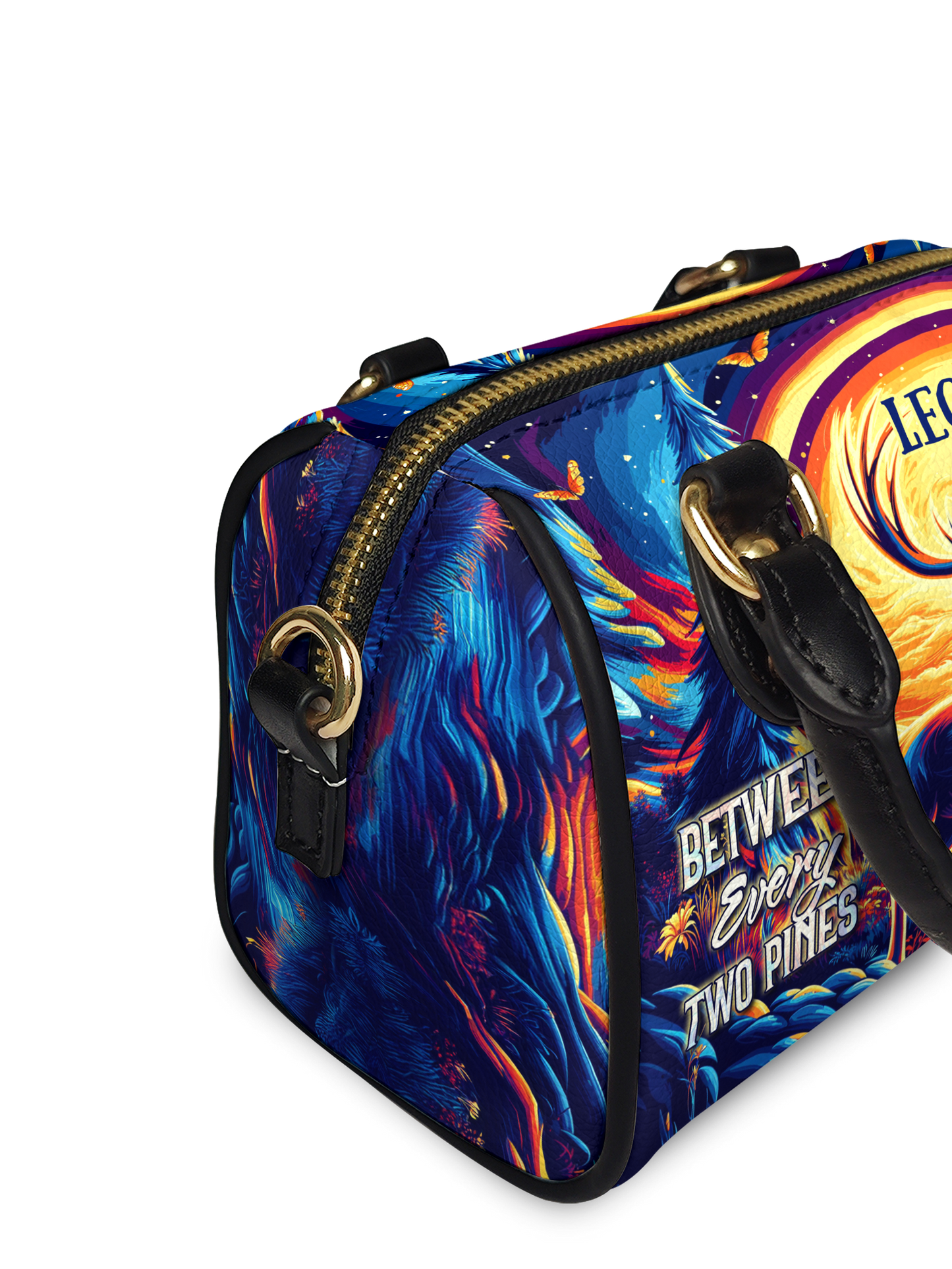 Between Every Two Pines Is A Doorway To A New World Deer Jungle ANRZ02011993ZD Mini Satchel