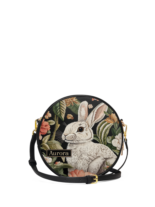 Bunny Flower HHRZ02012506WQ Circle Crossbody Bag