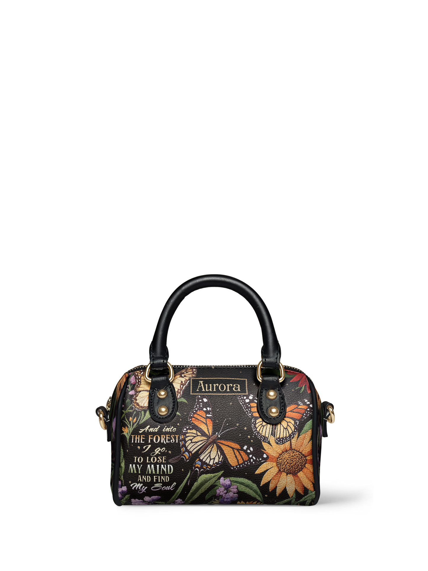 And Into The Forest I Go Butterfly Jungle ANRZ02011613LL Mini Satchel