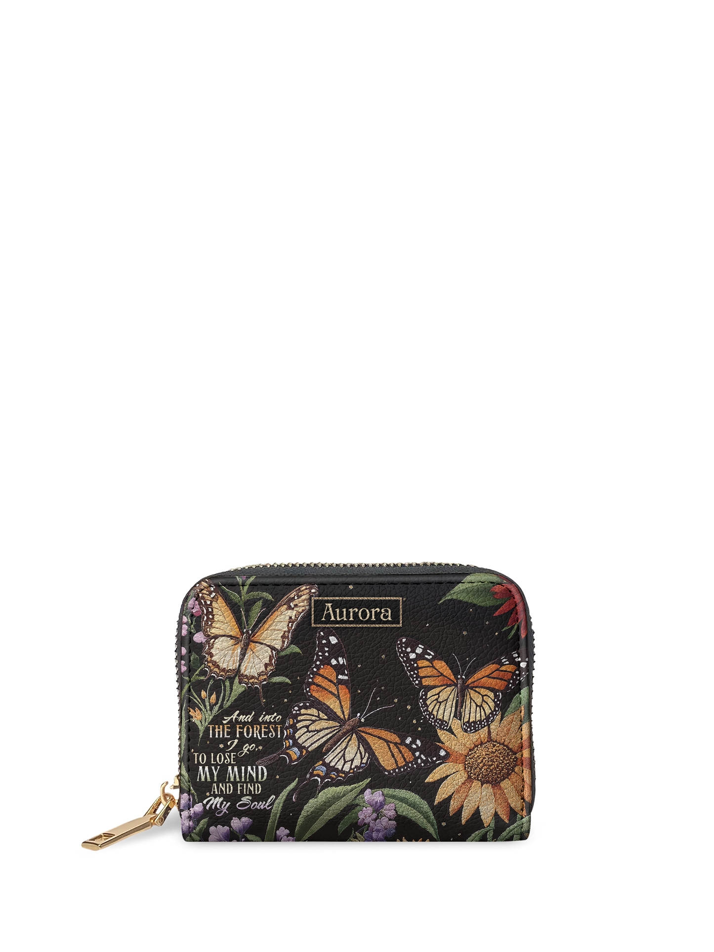And Into The Forest I Go Butterfly Jungle HTRZ02014736EG Mini Wallet