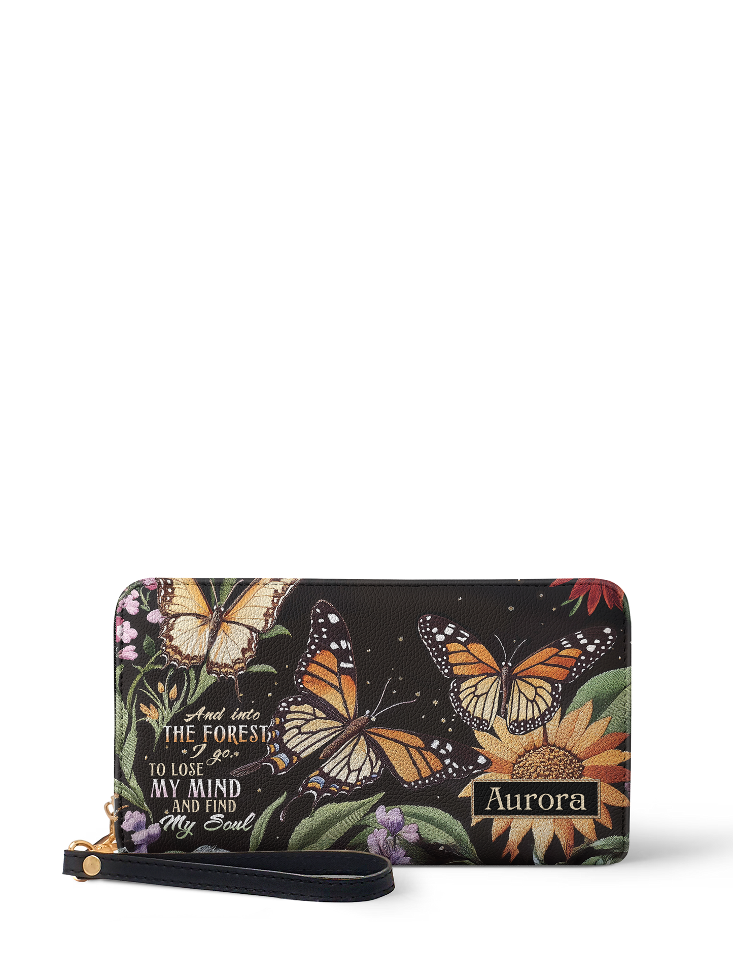 And Into The Forest I Go Butterfly Jungle HTRZ02016461ID Wallet