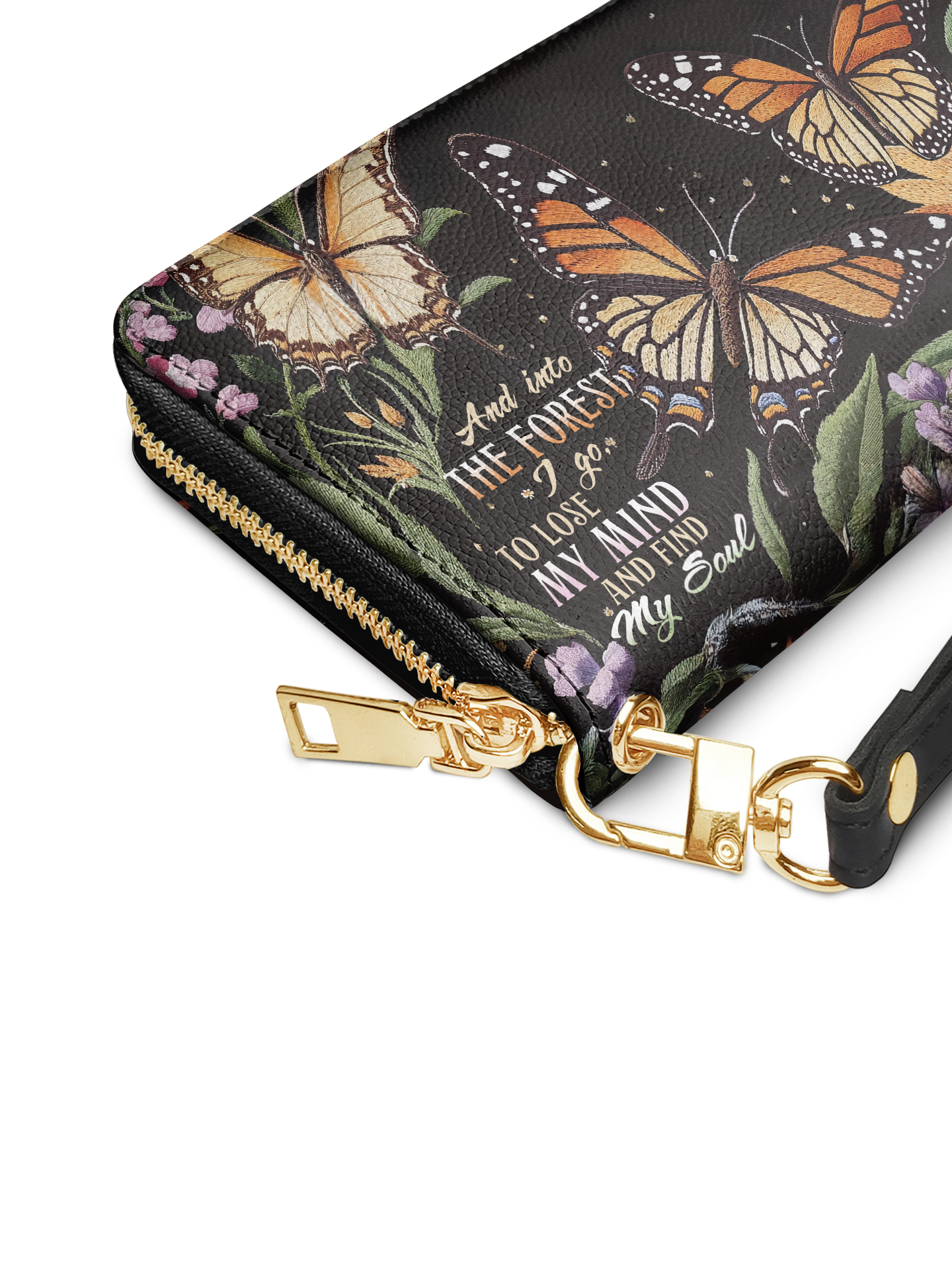 And Into The Forest I Go Butterfly Jungle HTRZ02016461ID Wallet