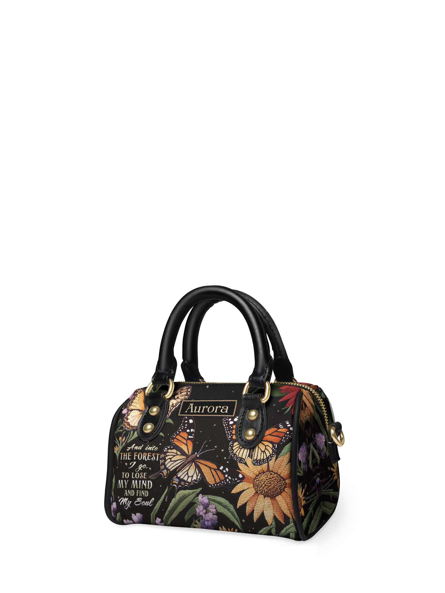 And Into The Forest I Go Butterfly Jungle ANRZ02011613LL Mini Satchel