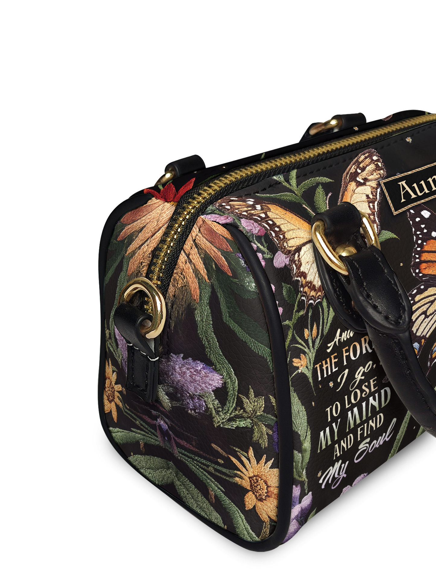 And Into The Forest I Go Butterfly Jungle ANRZ02011613LL Mini Satchel