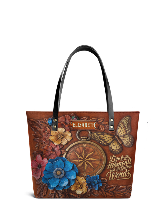 Compass Butterfly ANRZ02017046SM Leather Tote Bag