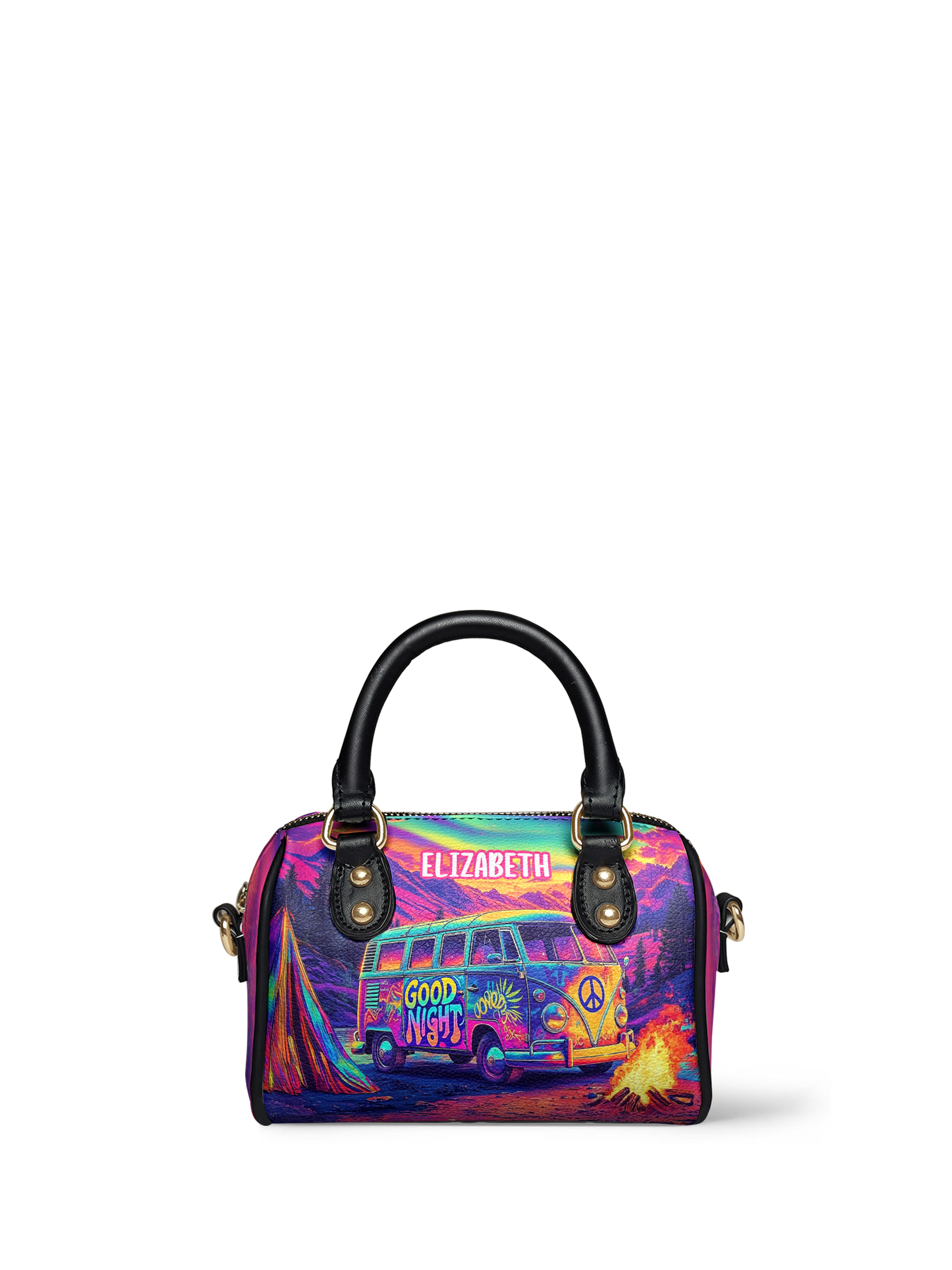 Hippie RV Van Jungle ANRZ02011848IJ Mini Satchel