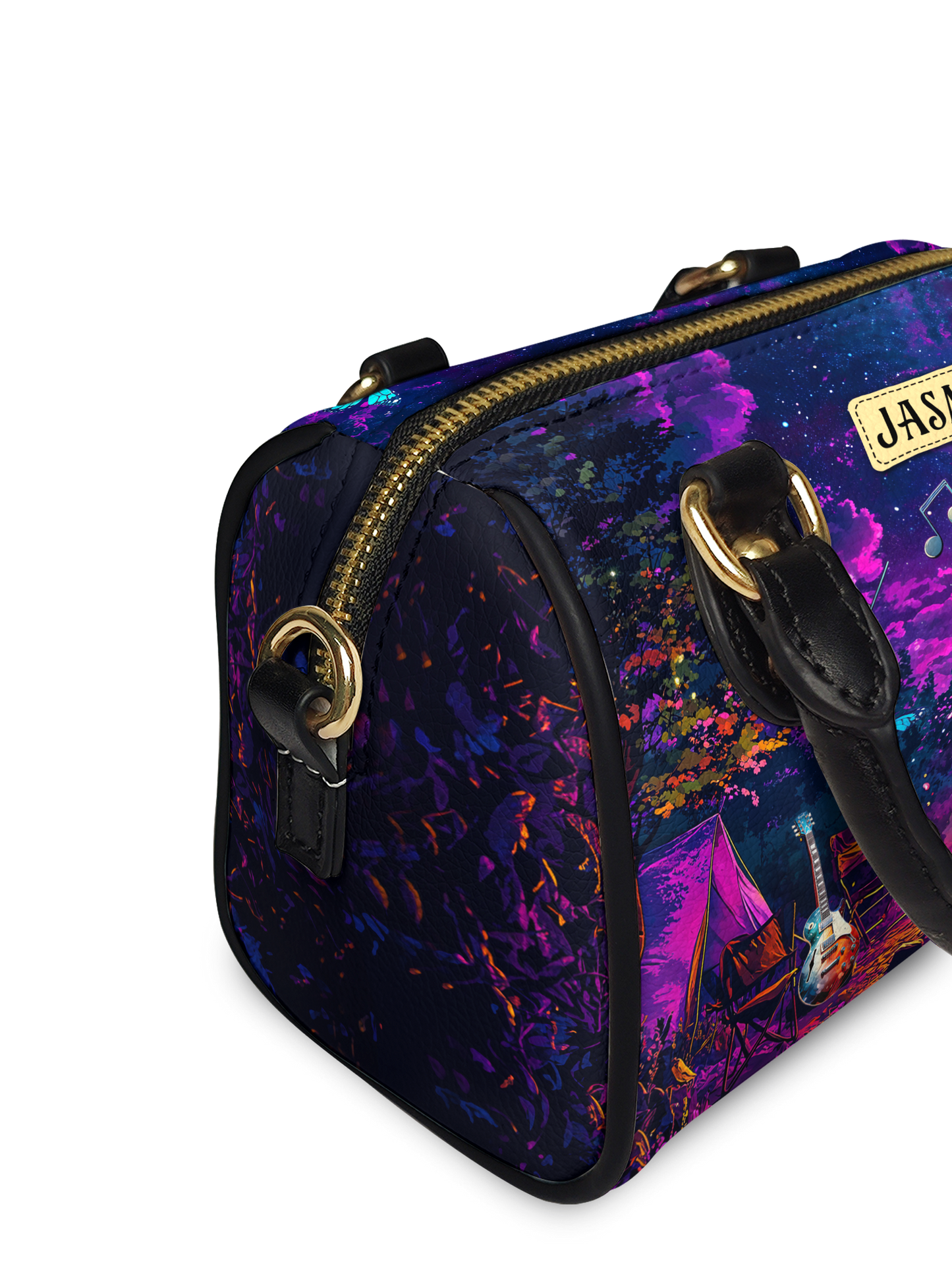 Lets Have Adventures Under The Stars Campfire Jungle ANRZ02016468EG Mini Satchel