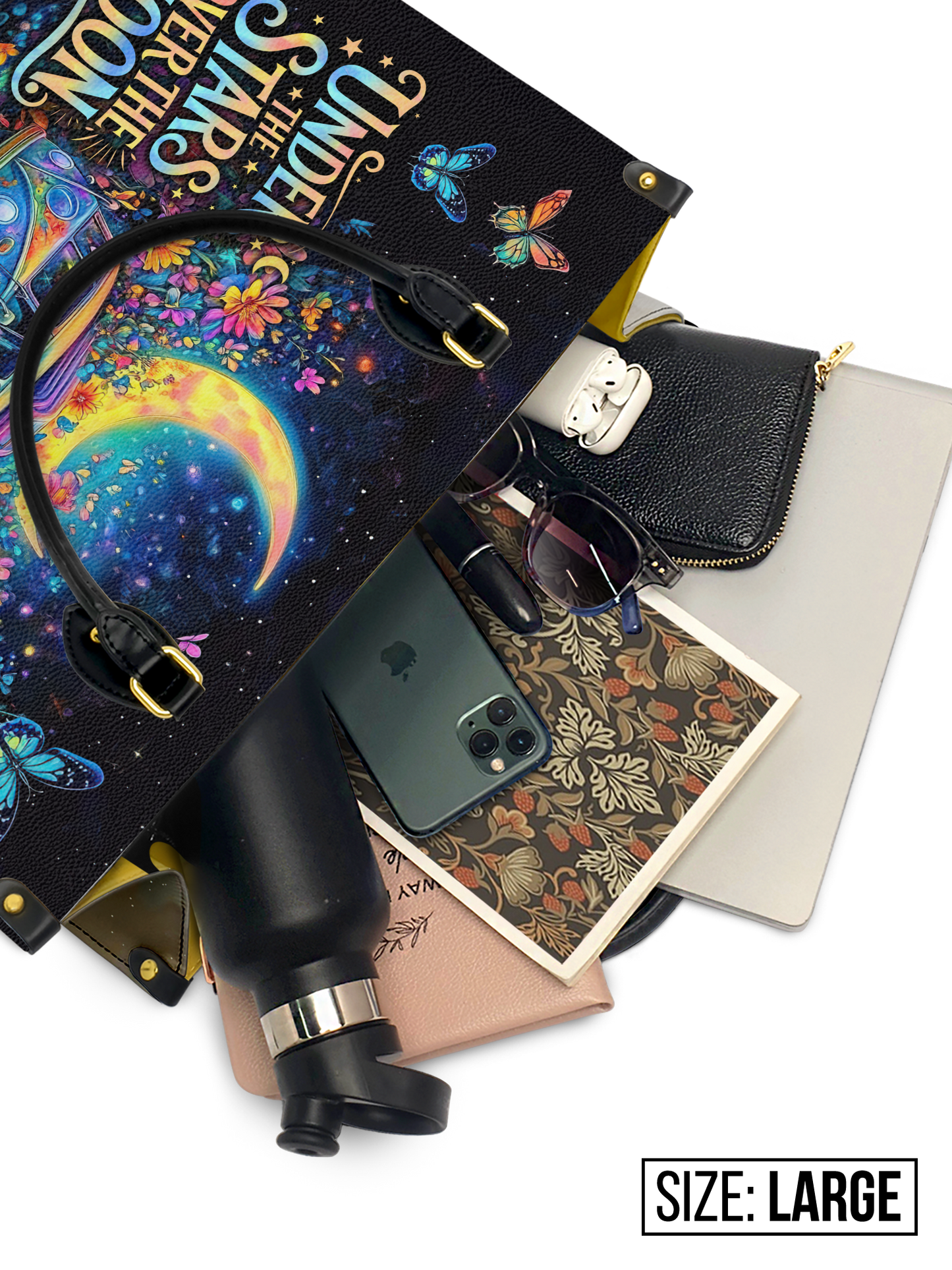 Under The Stars Over The Moon RV Van HHRZ27126560VY Leather Bag