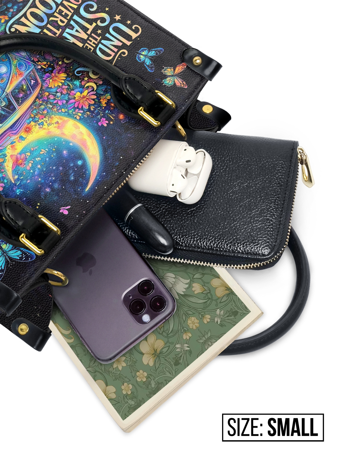 Under The Stars Over The Moon RV Van HHRZ27126560VY Leather Bag