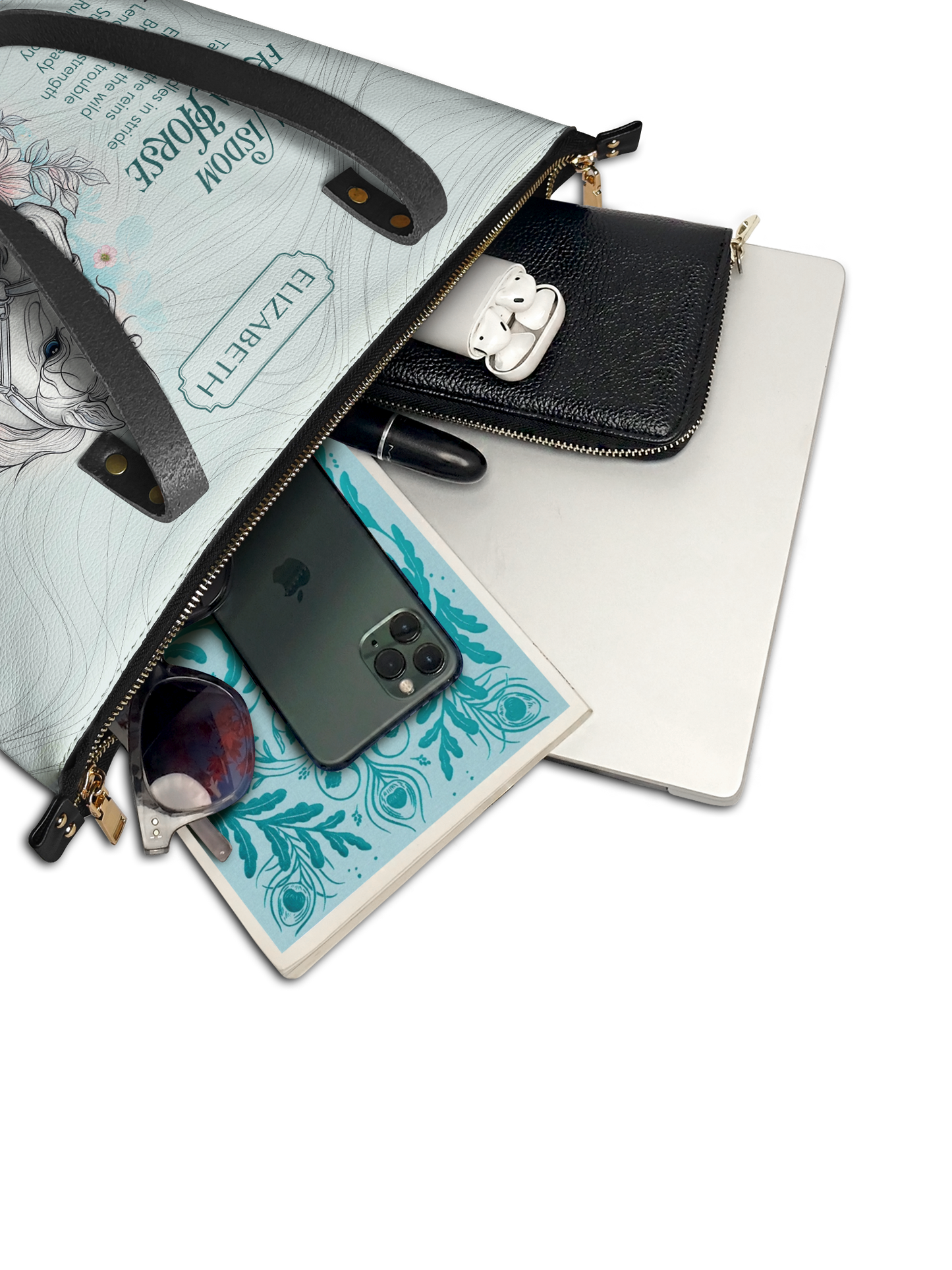 Wisdom From A Horse ANRZ02014680XW Leather Tote Bag