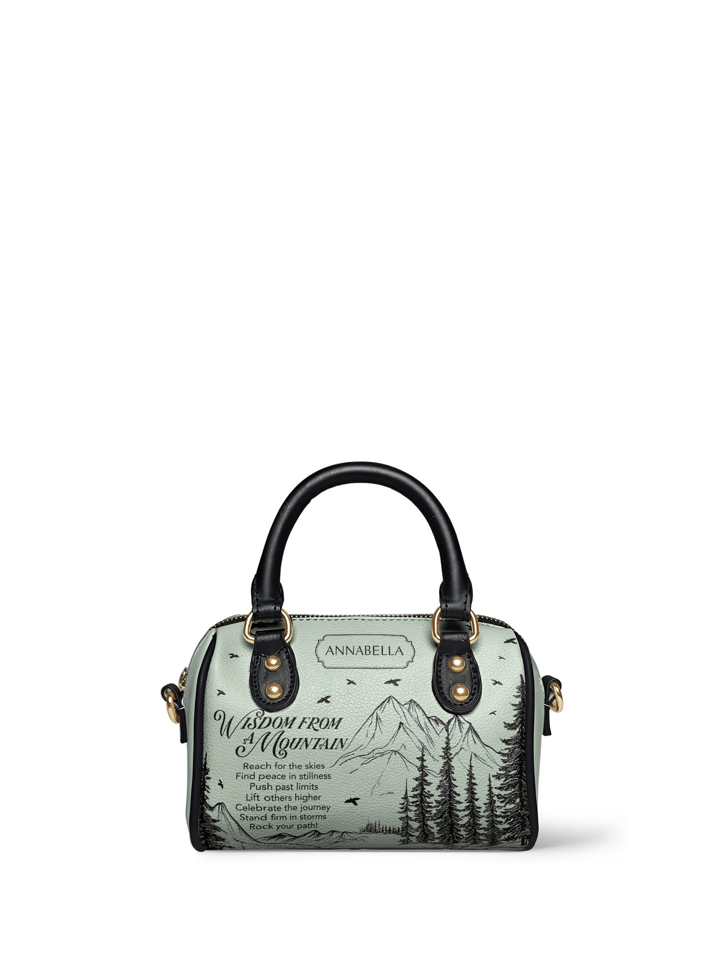 Wisdom From A Mountain ANRZ02018059JG Mini Satchel