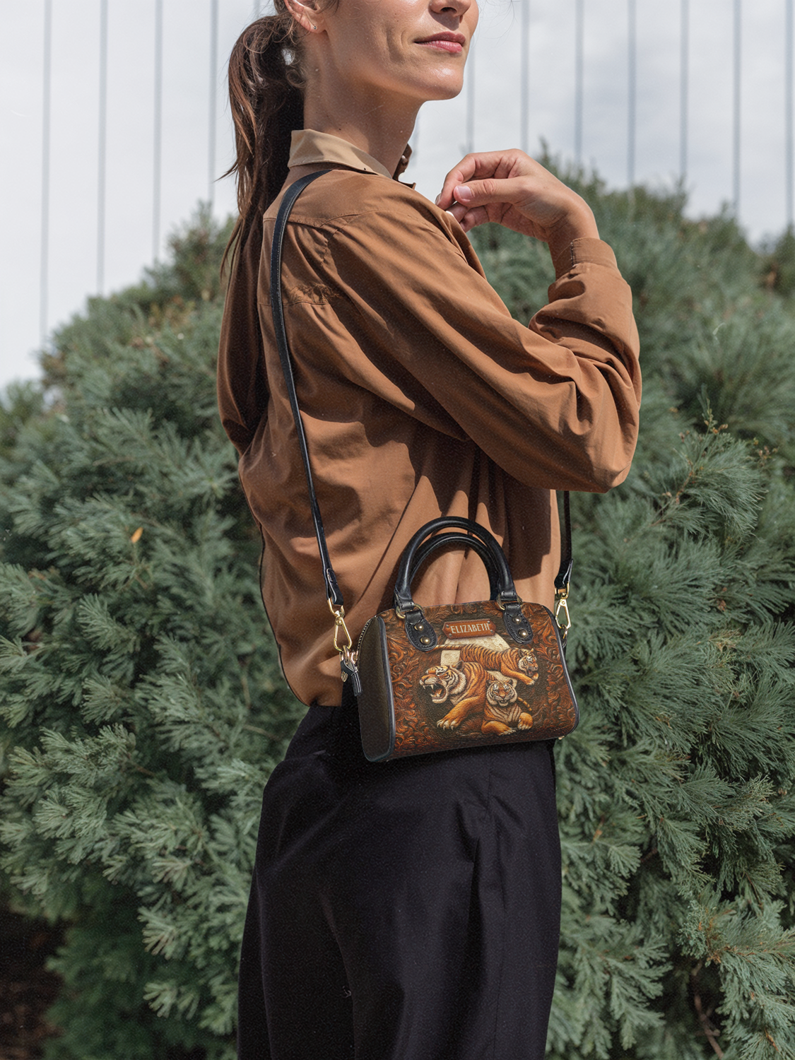 Tiger Leather ANRZ02016754BF Mini Satchel