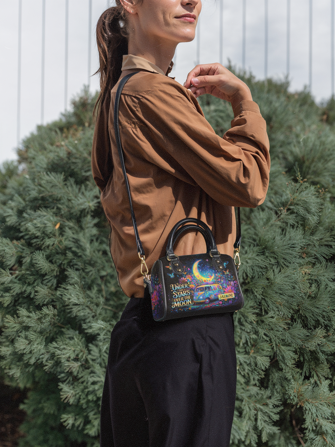 Under The Stars Over The Moon RV Van ANRZ02010849WE Mini Satchel