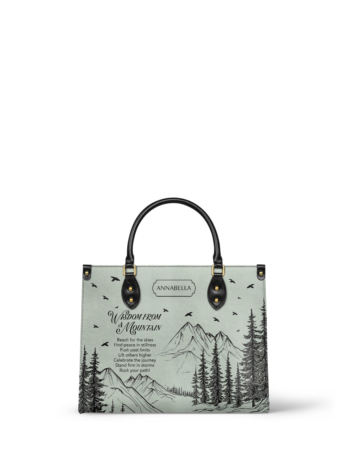Wisdom From A Mountain HHRZ27120712NE Leather Bag