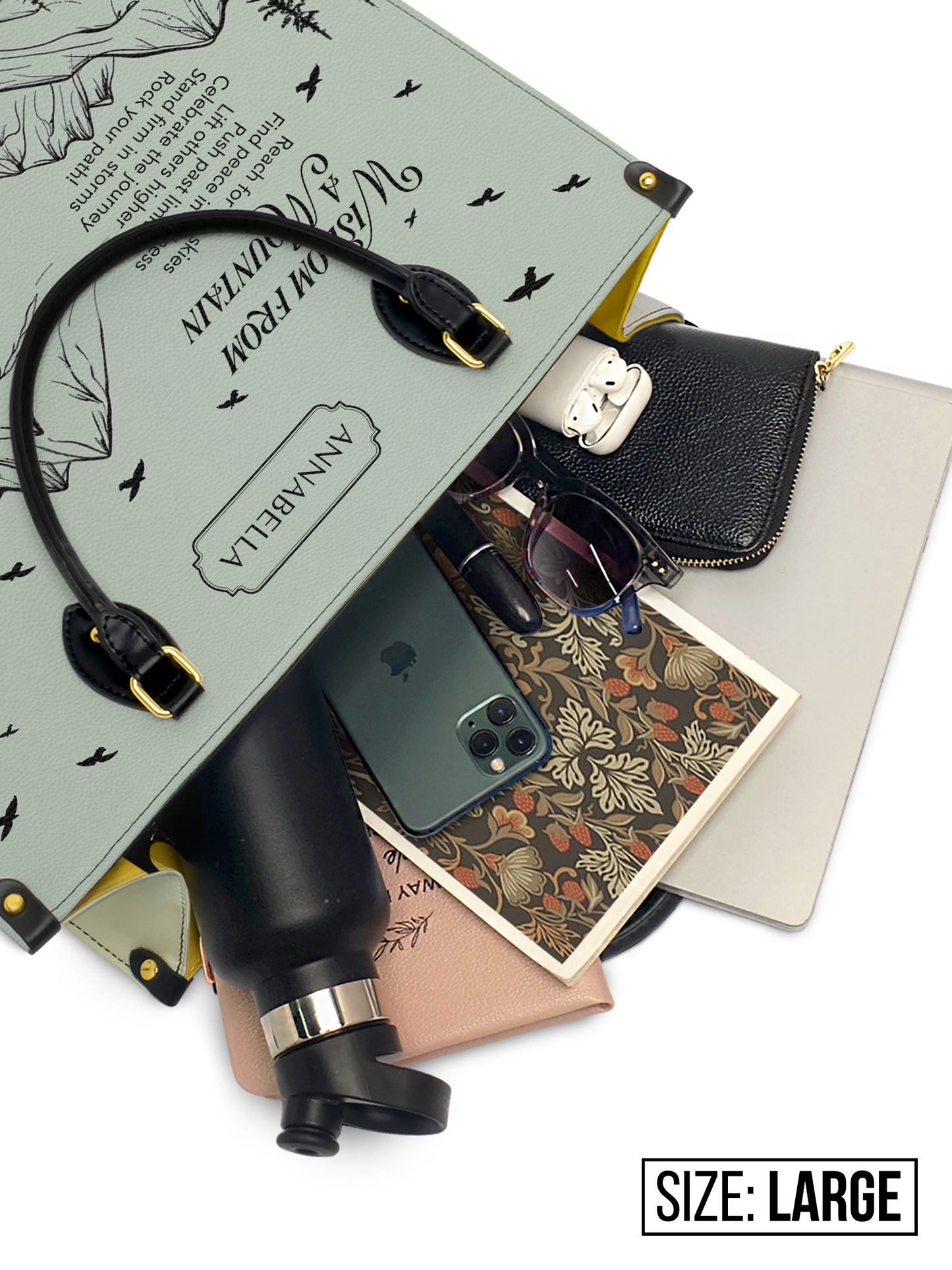 Wisdom From A Mountain HHRZ27120712NE Leather Bag