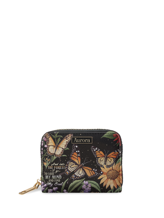 And Into The Forest I Go Butterfly Jungle HTRZ02014736EG Mini Wallet