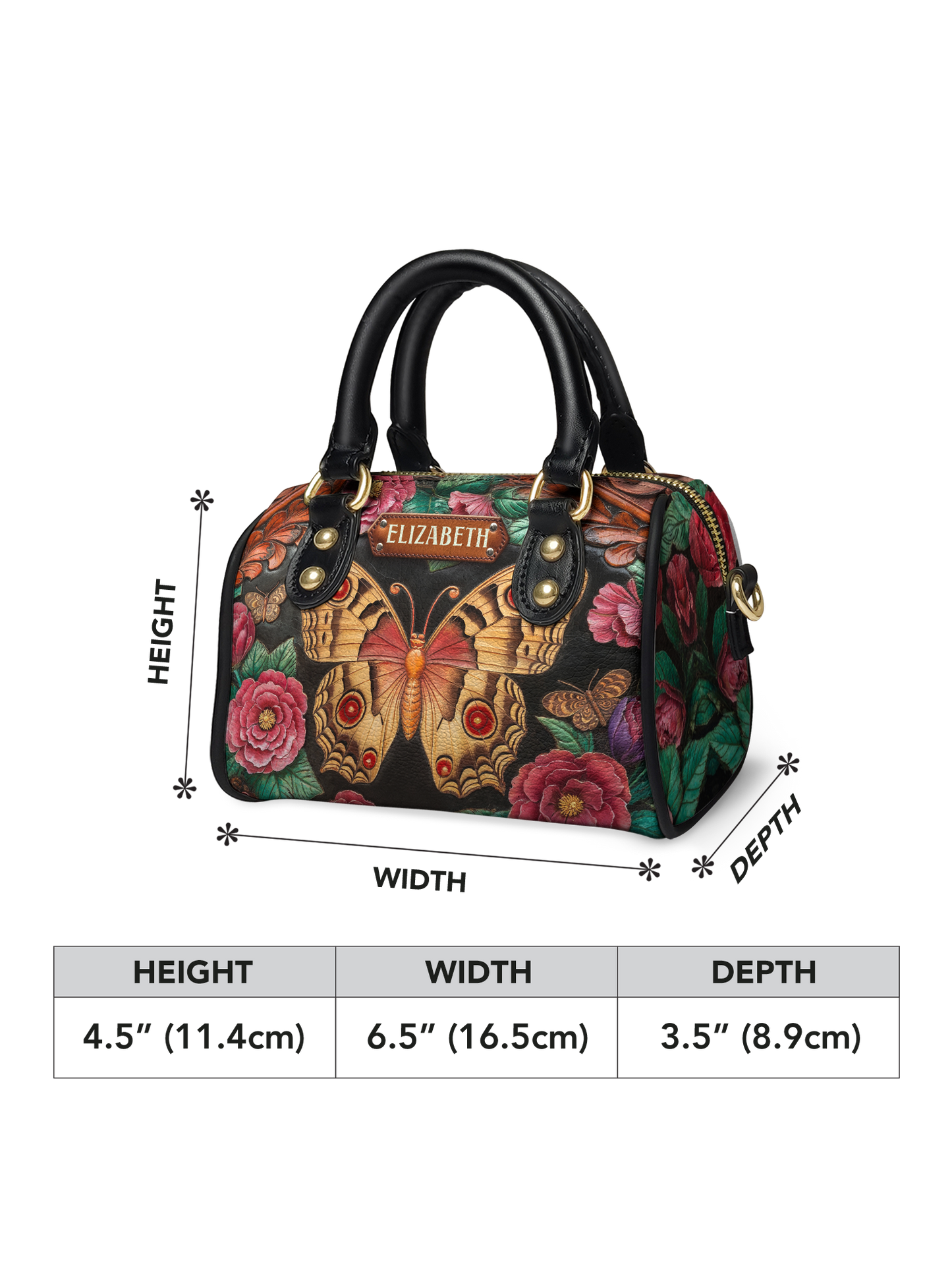 Butterfly Flower ANRZ02013587NB Mini Satchel