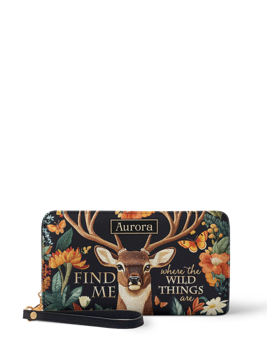 Find Me Where The Wild Things Are Deer HTRZ02015285NR Wallet