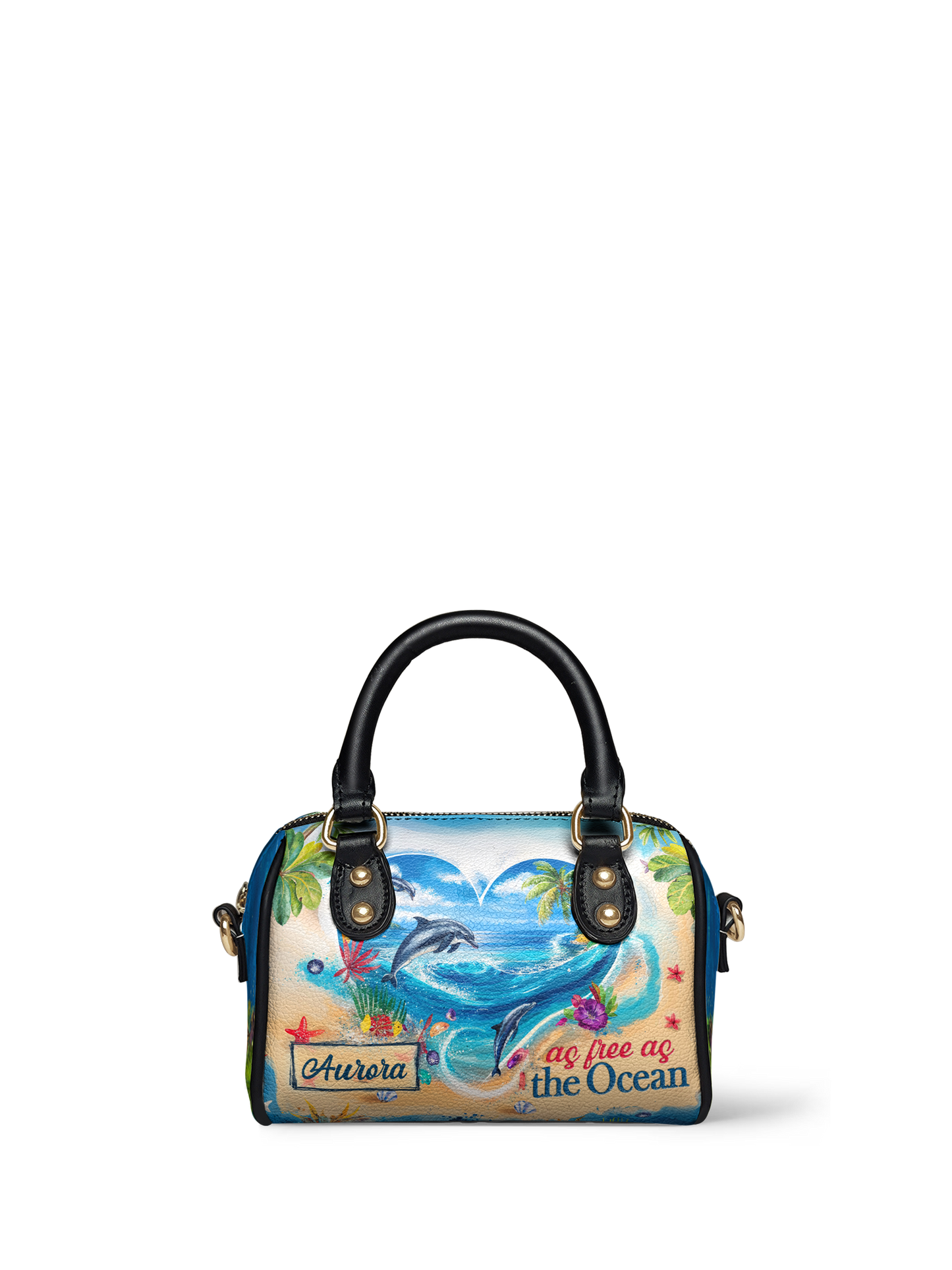 Dolphin As Free As The Ocean Dolphin Beach ANRZ02016671TW Mini Satchel