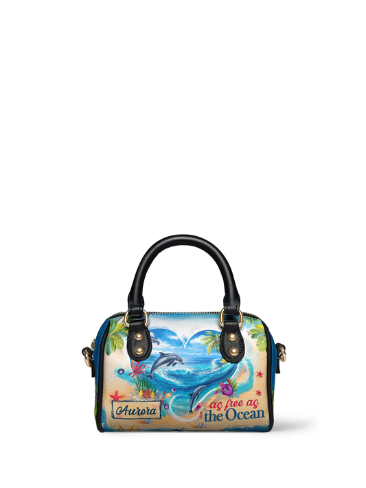 Dolphin As Free As The Ocean Dolphin Beach ANRZ02016671TW Mini Satchel