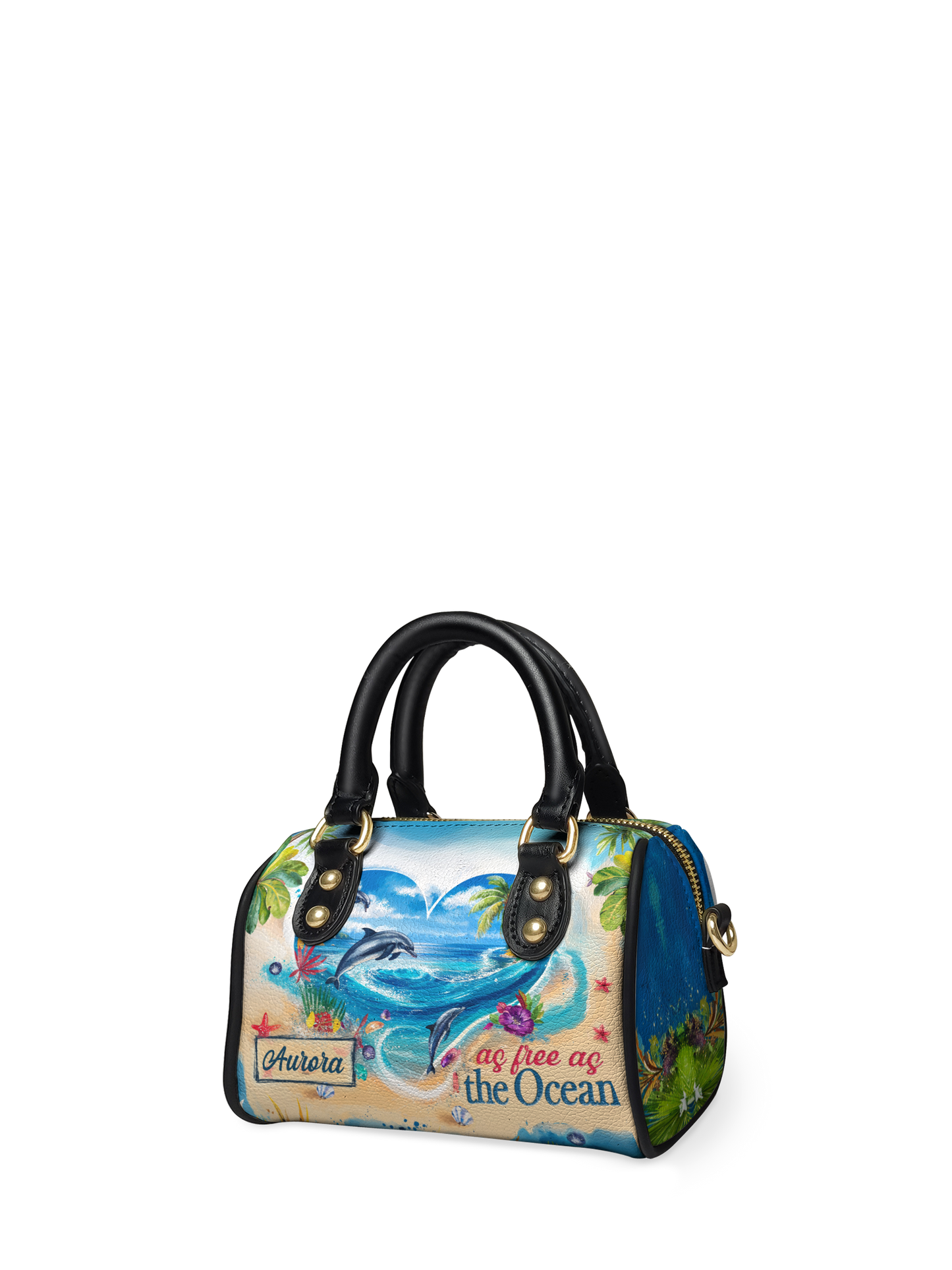 Dolphin As Free As The Ocean Dolphin Beach ANRZ02016671TW Mini Satchel