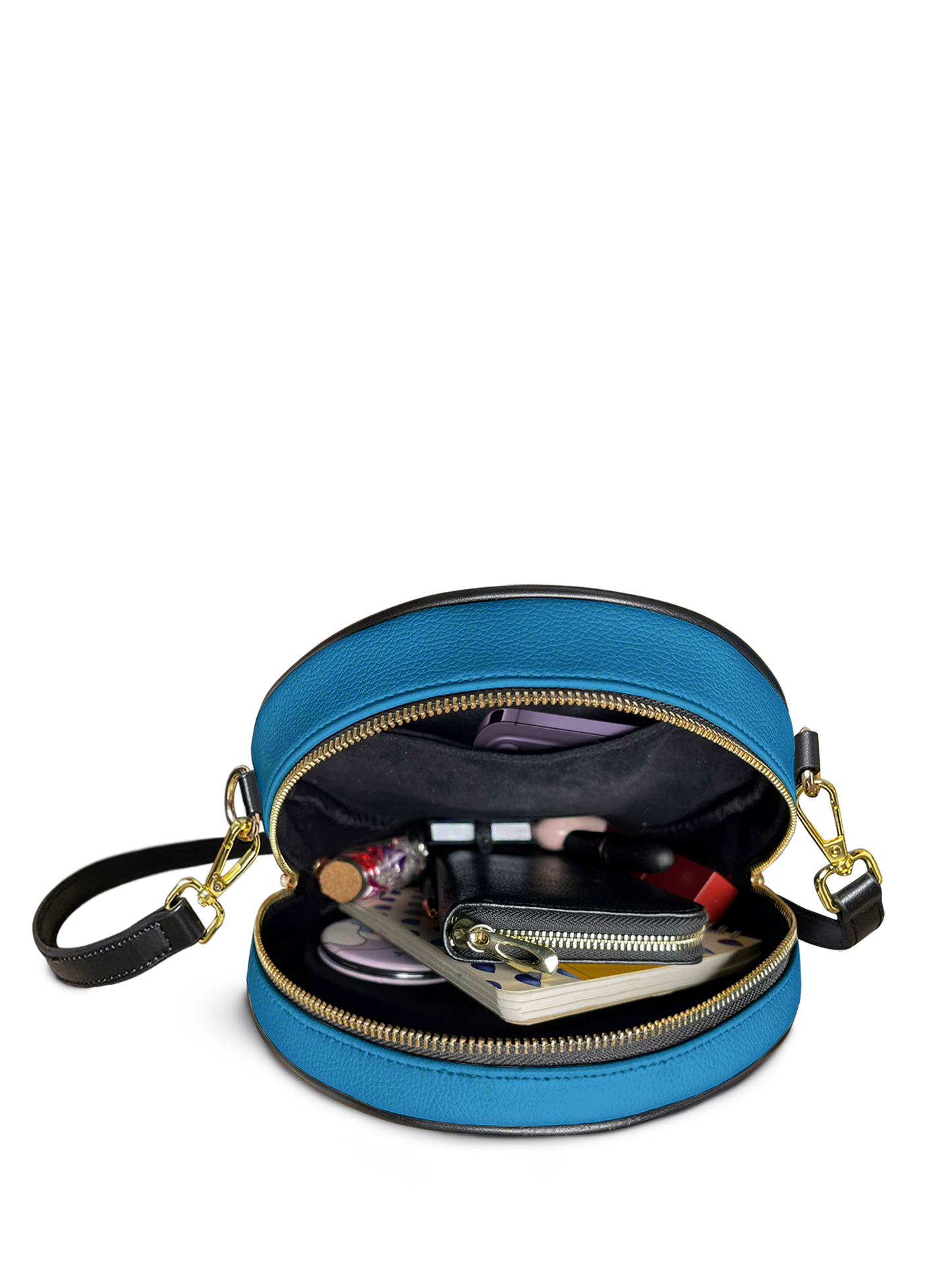 Dolphin As Free As The Ocean Dolphin Beach HHRZ02010936OW Circle Crossbody Bag