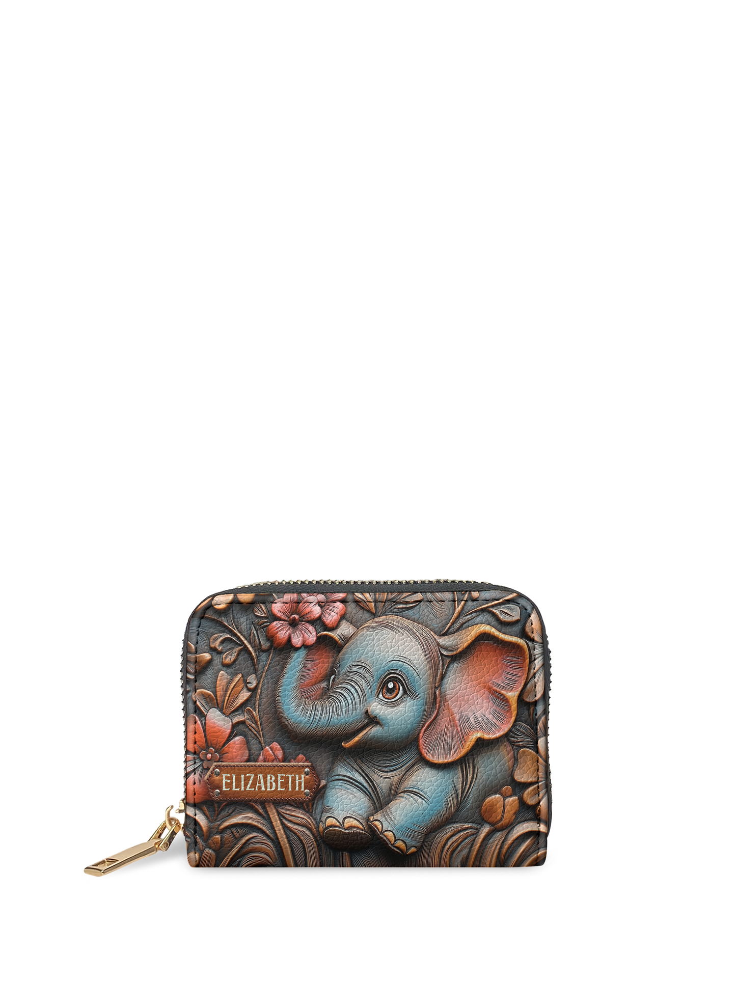 Elephant Flower HTRZ02010356SN Mini Wallet