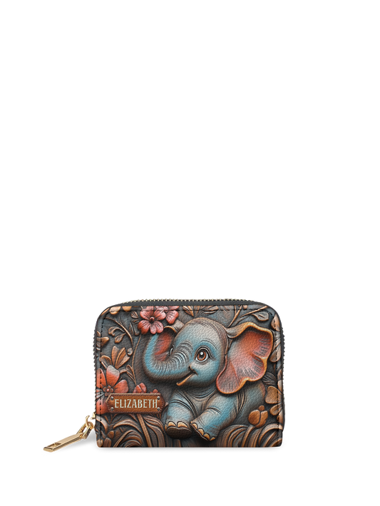 Elephant Flower HTRZ02010356SN Mini Wallet