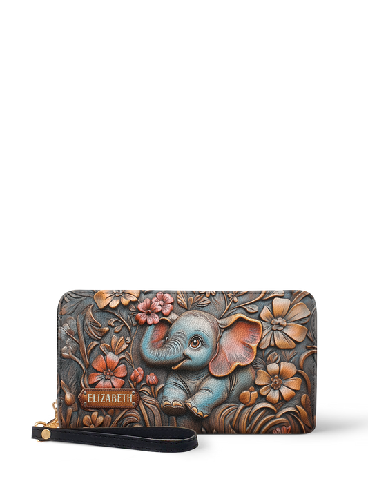 Elephant Flower HTRZ02012885MD Wallet