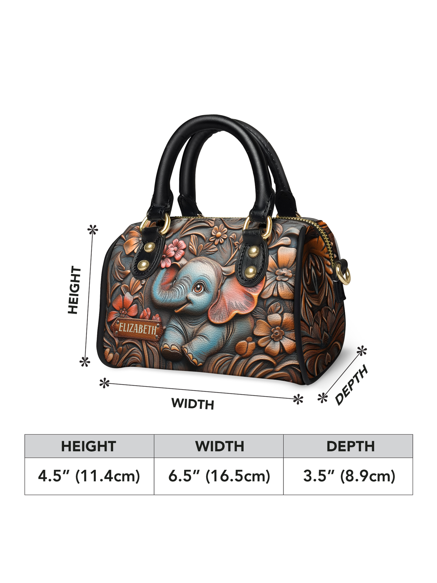 Elephant Flower ANRZ02018497NL Mini Satchel