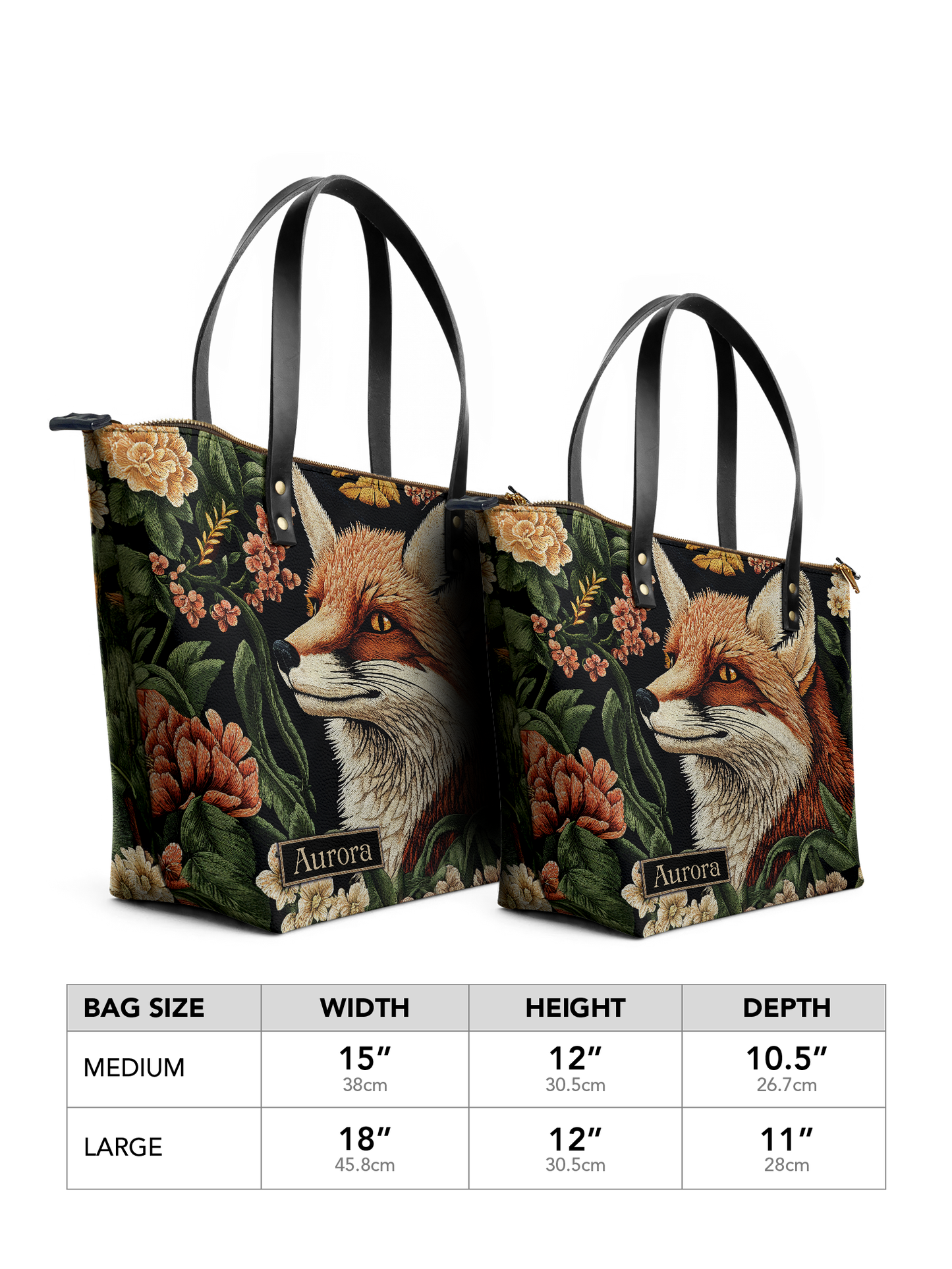 Fox Flower HTRZ30122159FS Leather Tote Bag