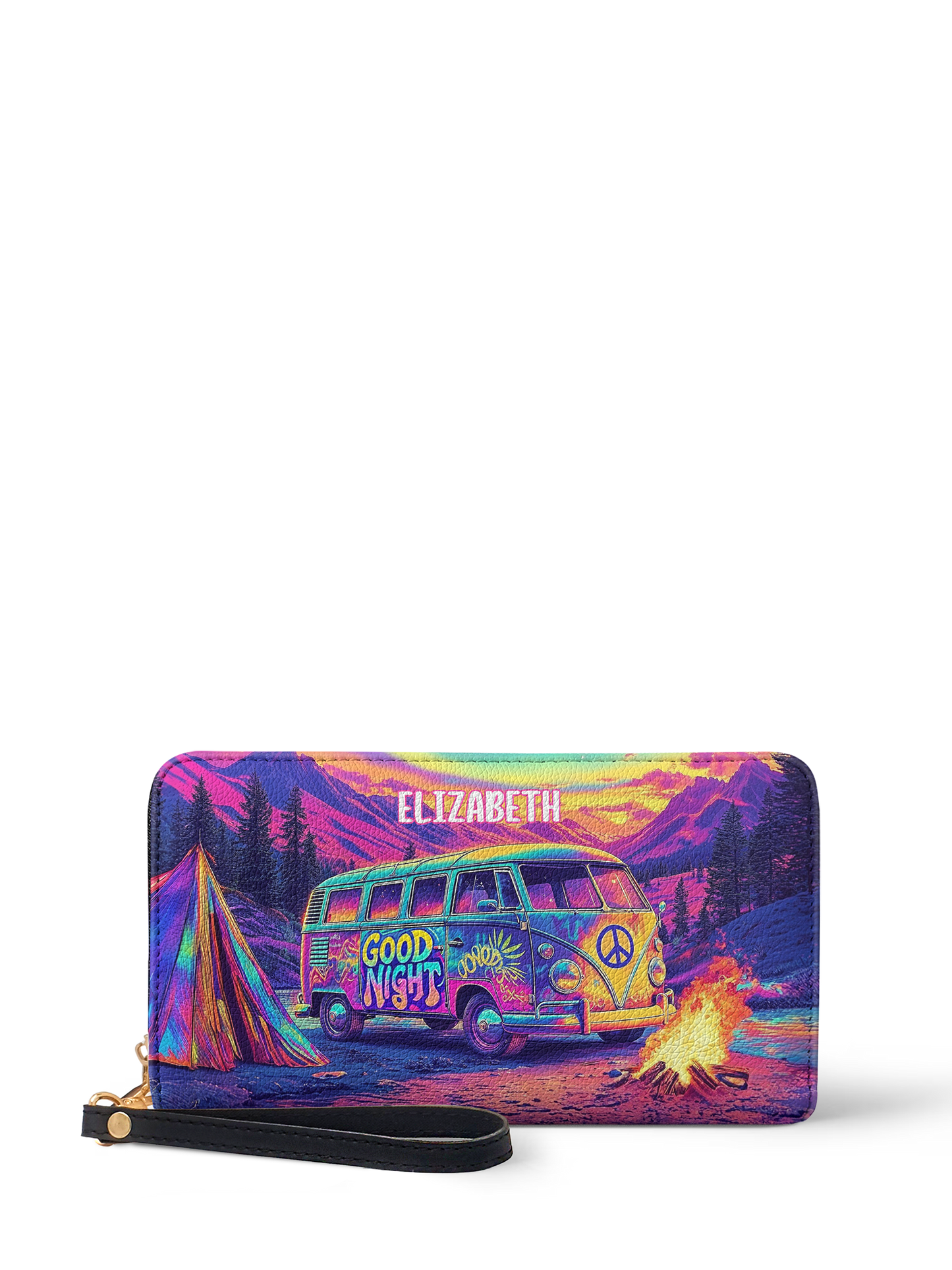 Hippie RV Van Jungle  HTRZ02012428RS Wallet