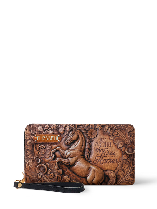 Horse Flower HTRZ02018430YN Wallet