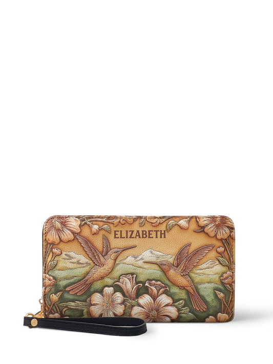 Hummingbird Flower HTRZ02019655SV Wallet