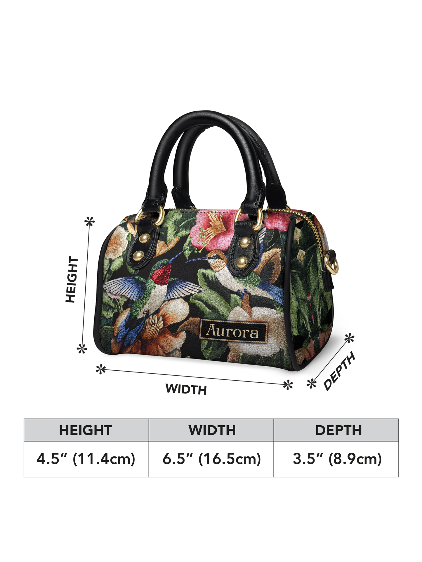 Hummingbird Flower ANRZ02016003QN Mini Satchel