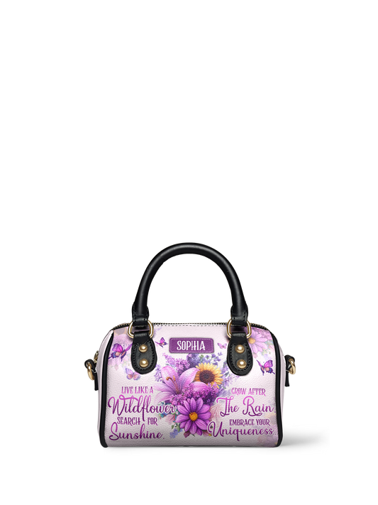 Live Like A Wildflower Search For Sunshine Grow After The Rain Embrace You Uniqueness Butterfly ANRZ02018298RG Mini Satchel