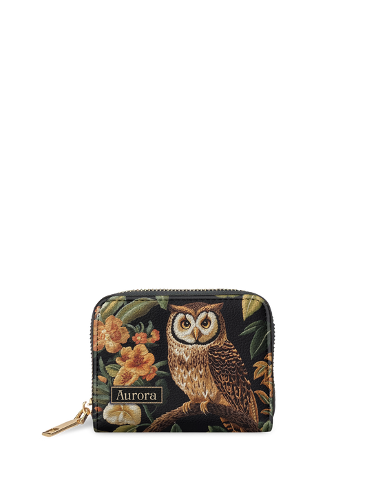 Owl Flower HTRZ02014182BR Mini Wallet