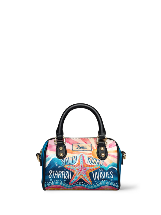 Salty Kisses Starfish Wishes Beach ANRZ02016132NS Mini Satchel