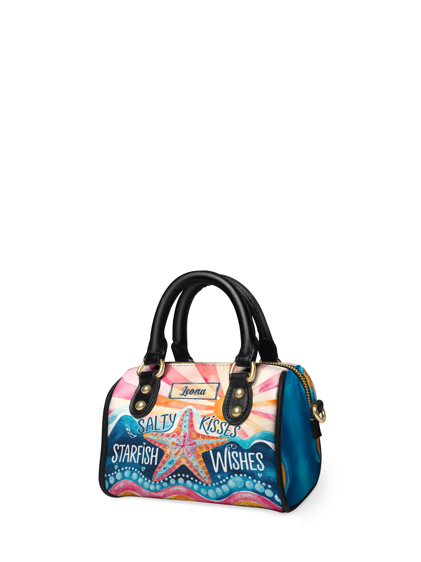 Salty Kisses Starfish Wishes Beach ANRZ02016132NS Mini Satchel