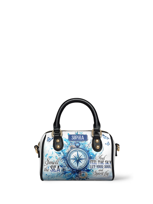 Smell The Sea And Feel The Sky Let Your Soul And Spirit Fly Compass ANRZ02019570FO Mini Satchel