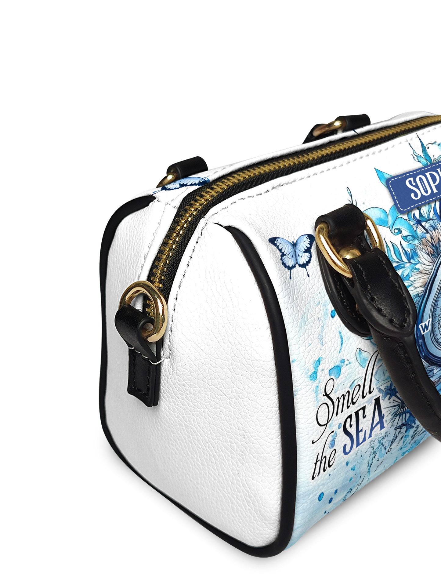 Smell The Sea And Feel The Sky Let Your Soul And Spirit Fly Compass ANRZ02019570FO Mini Satchel