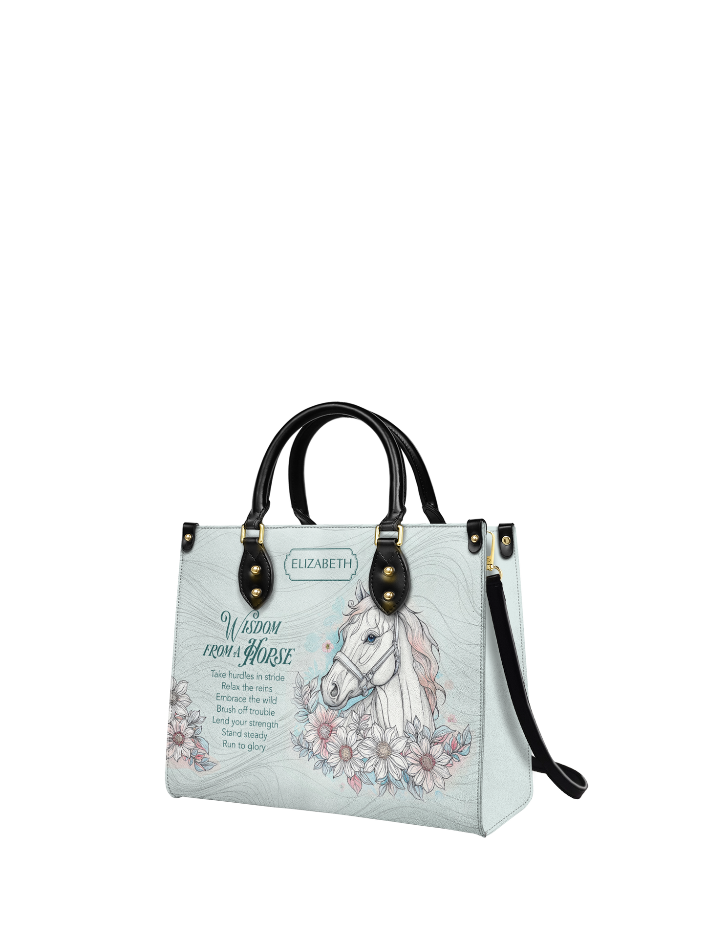 Wisdom From A Horse ANRZ27124398LP Leather Bag