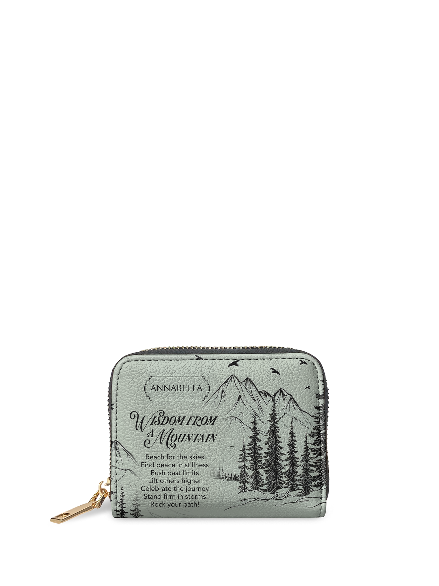 Wisdom From A Mountain HTRZ02014192PB Mini Wallet