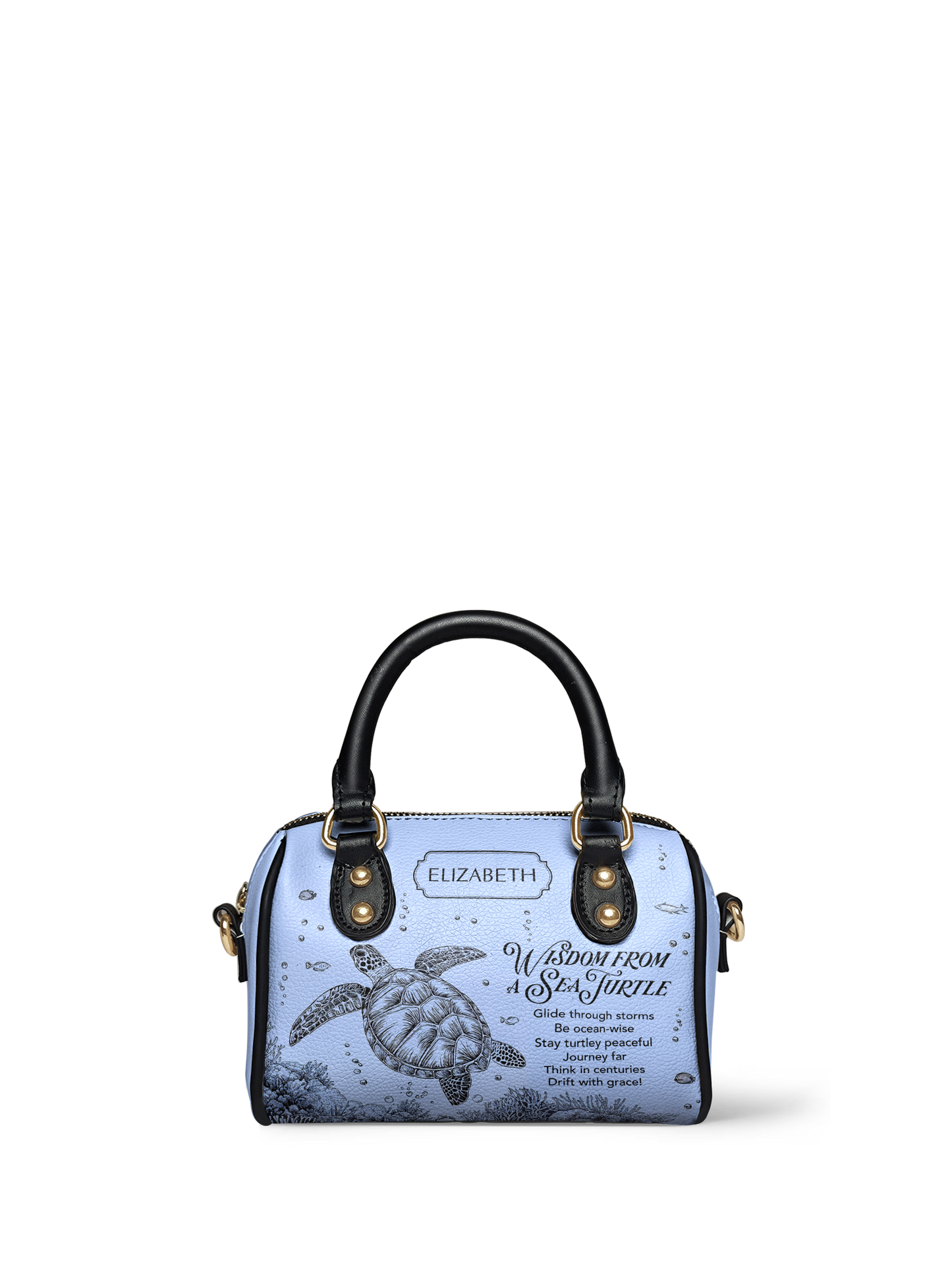 Wisdom From A Turtle ANRZ02014006JV Mini Satchel