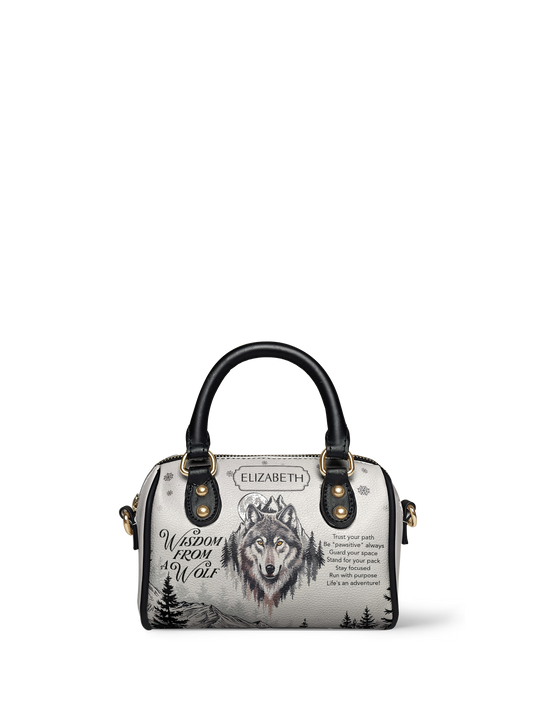 Wisdom From A Wolf ANRZ02016588EB Mini Satchel