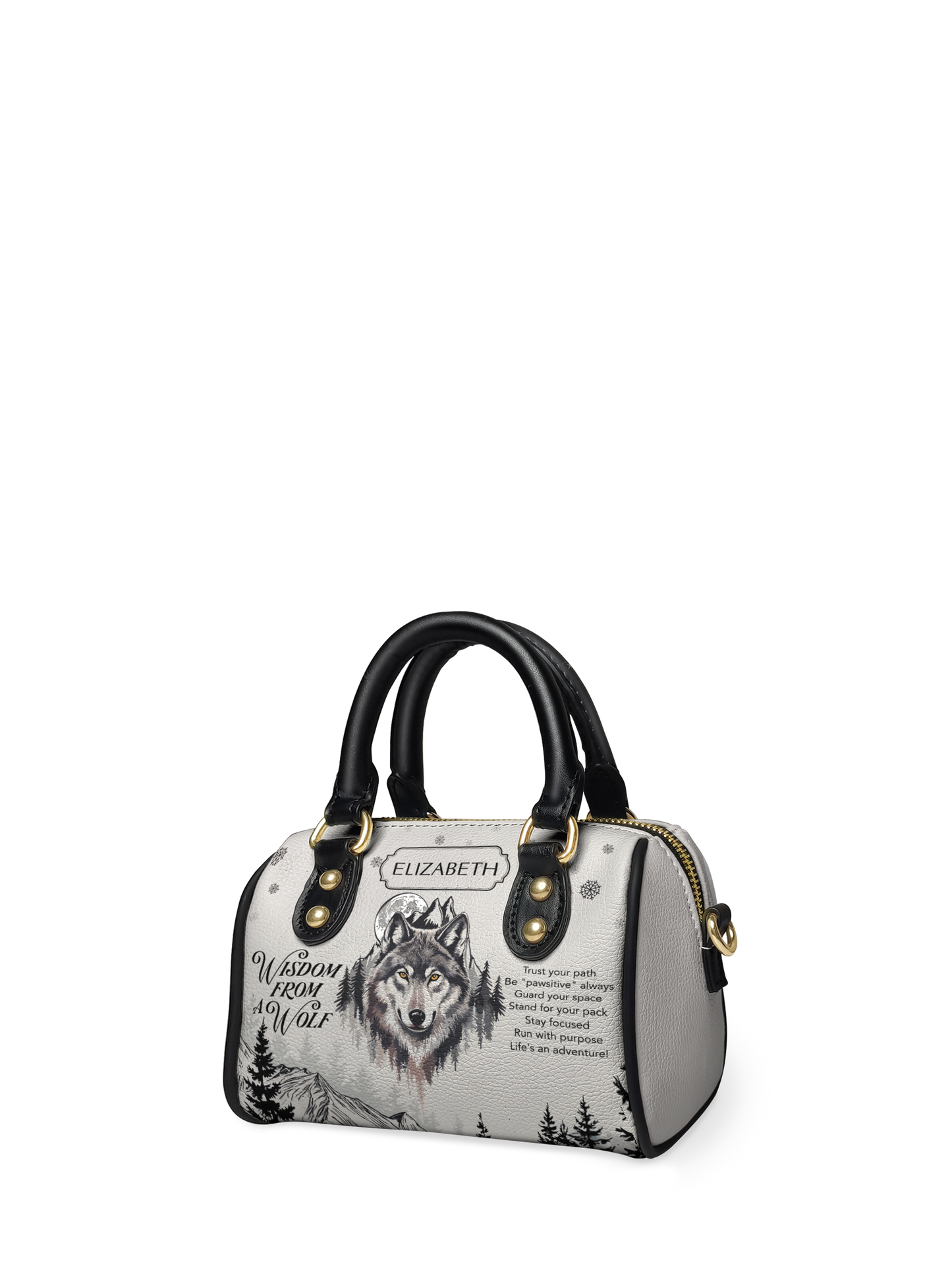 Wisdom From A Wolf ANRZ02016588EB Mini Satchel