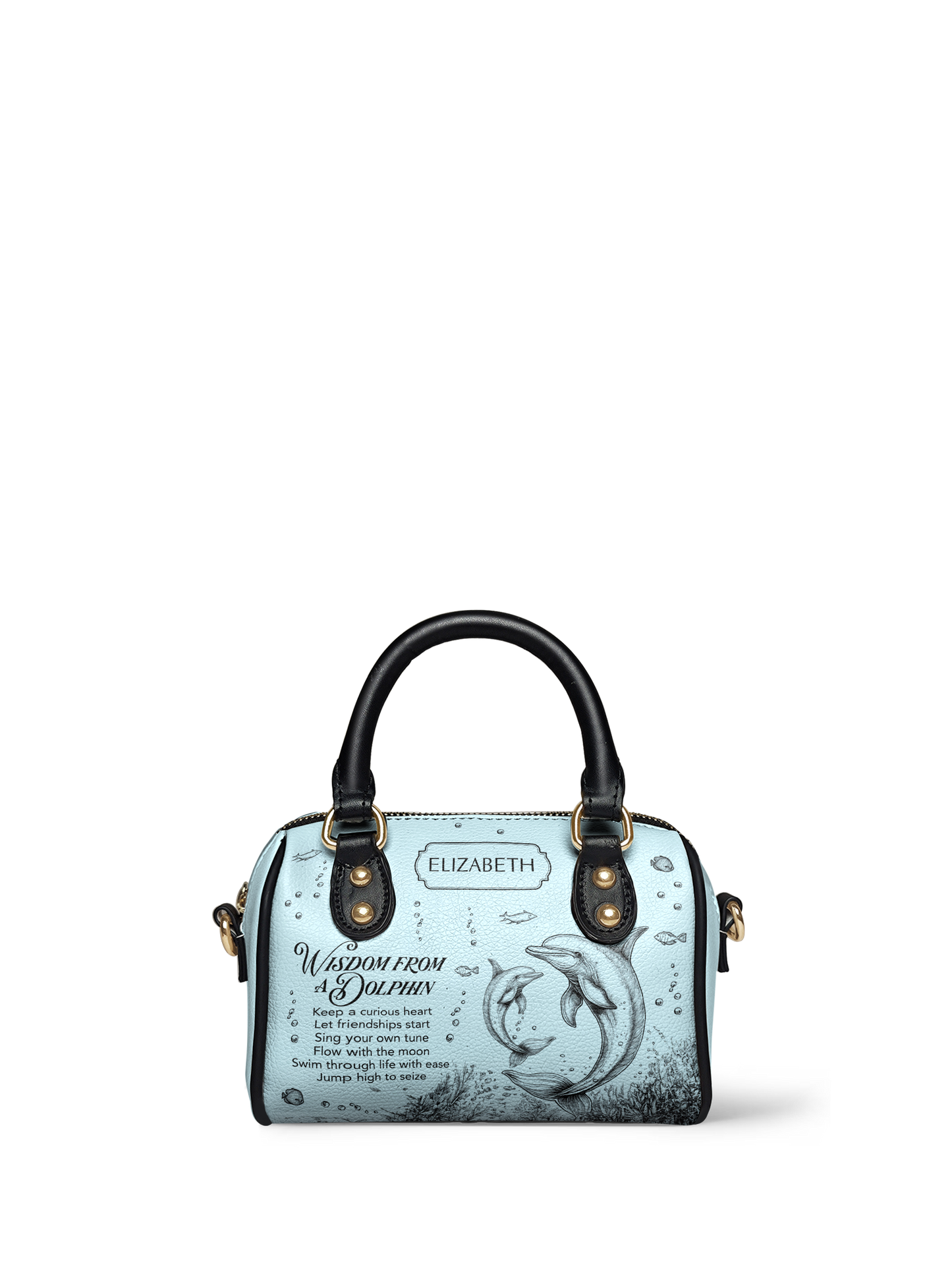 Wisdom From A Dolphin ANRZ02011919PJ Mini Satchel